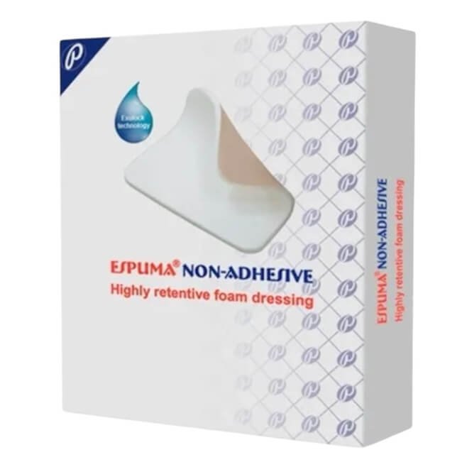 Apósito espuma hidrofila no adhesiva 8x9cm